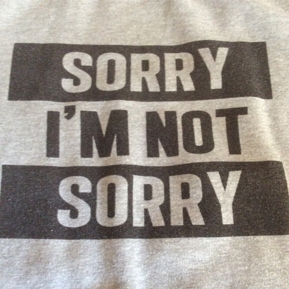Emp Pre “Sorry I’m Not Sorry” Sweatshirt, Sz S - Picture 2 of 7
